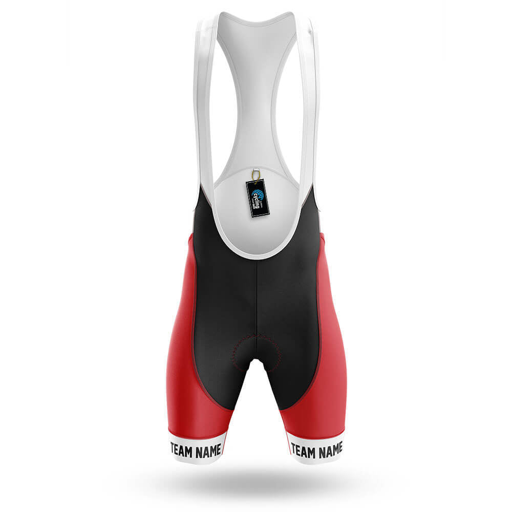 Custom Team Name S4 Red - Men's Cycling Kit