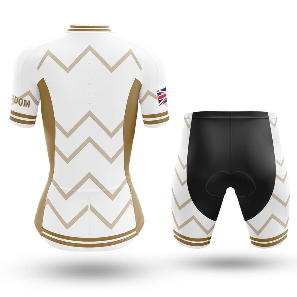 United Kingdom - Women V17 - White - Cycling Kit